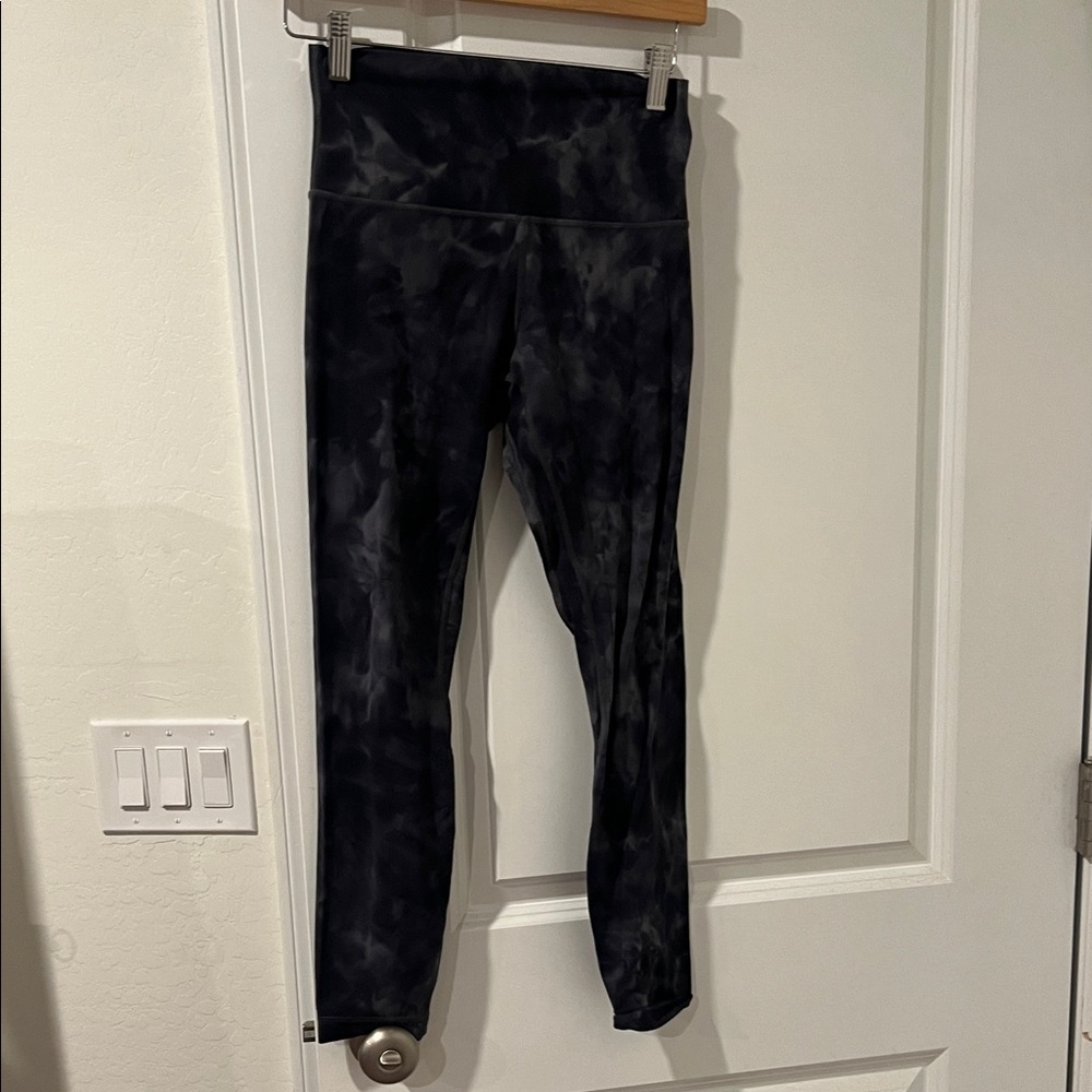 lululemon athletica Black Tie-Dye Leggings